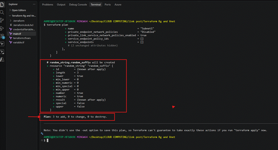 Provisioning an Azure Resource Group and Virtual Network with Terraform image